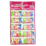 레인보우 1000 칼라 고무밴드 머리끈 칼라랜덤