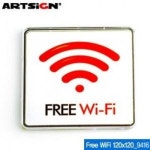 아트사인 WiFi 와이파이120x120 표지판 9416