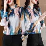 블라우스 브라우스 7142 블리딩 CESS 한색상