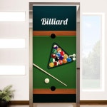 꾸밈 tl728-당구한판일러스트 현관문시트지