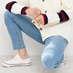 남자 슬림 청바지 연청 데일리 스판 데이트 라이트블루-S 28