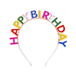 레터링생일머리띠 대 해피벌스데이파스텔 파티용품