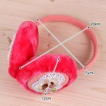 귀마개 겨울 방한 귀도리 동글이 하트 털귀마개