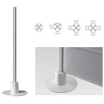 진영가구 20T MF-데스크 연결포스트 I L T X형 안전각용 I형 H1370 MPI-14