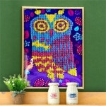 알티피아 DIY 보석십자수 행운의부엉이 15 x 20