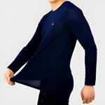 쿨링 스트라이프 남자 여름 쿨링 긴팔티 냉감티 작업복