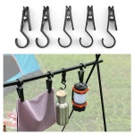 야영 집게 고리 5P 세트 행어 스트링 타프 데이지체인