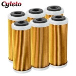 4 6 Pcs Cyleto 오일 필터 KTM SXF EXC F R XCF W XCW SMR 250 350 400 450 505 530 2007 4 pcs