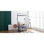 가구샘 멀바우 홈바 테이블 세트 C H8258