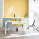 까사미아 까사미아 파스토 사틴유리 4인식탁 1400