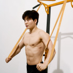 오짐 홈트 턱걸이 철봉 저항 운동 탄력 튜빙 라텍스 풀업밴드 1단계