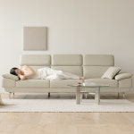 웰퍼니쳐 타이탄 헤드무빙 4인 가죽 소파