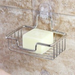 부착식 물빠짐 스텐 비누받침대 케이스