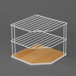 공간활용 3단 코너 선반 주방 모서리선반