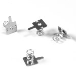 AA 배터리용 20개 교체용 금속 스프링 접촉 플레이트