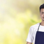 작업용 혼방 면 앞치마