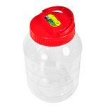 태원 플라스틱 과실주병 투명 원형 10L 밀폐용기 보