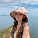여성 여름모자 여행 배색 벙거지 버킷햇