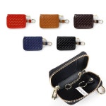 스퀘어핏 소가죽 지퍼 키홀더 키링 열쇠고리 DKES71