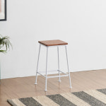 가구샘 멀바우 스틸 스툴 H8252