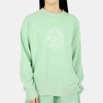 스포티앤리치 디몬트 22 S S 스포티앤리치 공용 클럽 모나코 맨투맨 세이지 MONACO CREWNECK SAGE