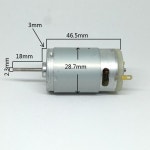 1PCS 12 8000 모터 395 브러시 RS 카본 24V 고속 0 RS395 16000