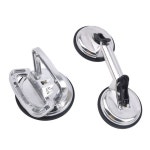 유리흡착기 고무 타일 석재 1구 2구압착기 2pcs