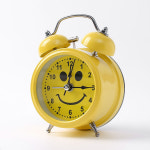 스마일 무소음 해머벨 탁상시계 웃음 자명종 알람시계