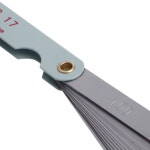 1pc 0 02 갭 메트릭 필러 게이지 측정 용 17 블레이드 두께 D0JA