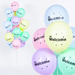 풍선꽂이장식세트160cm 19개스틱 마카롱웰컴혼합20개