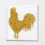 af140-폼아크릴액자56CmX56Cm풍수황금닭