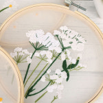 DIY 프랑스 자수 패키지 들꽃 공예 도안