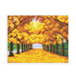아이러브페인팅 DIY캔버스 액자형 명화 보석십자수 황금빛 산책길 40x50