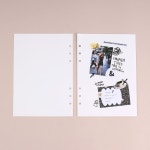 워너디스 A5 6공 점보 리필 무지 내지