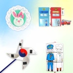 엄마랑만들기 미술샘 set 6월-A형 4종
