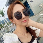 안경원판매 자외선차단 빅 스퀘어 미러 선글라스