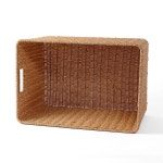 라탄짜임 사각 바구니 소품바구니