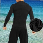 여름 휴가철 남자 코디 긴팔 비치 웨어 상의 티셔츠