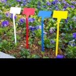 대형 식물 이름표 꽃 화단 농장 화분라벨