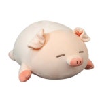 네이처타임즈 안고자는 실눈 돼지 인형 60cm