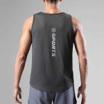 남성 헬스장 웨이트 나시 운동복 스포츠 상의 차콜