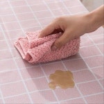 체크무늬 방수 식탁보 피크닉매트 테이블천