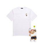 밴웍스 TENNIS BEAR 오버핏 반팔 티셔츠 2칼라 VNDTS241