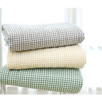 리얼 깅엄체크 세미마이크로화이바 싱글 차렵이불세트