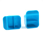 모니터부착 연필꽂이 파란색 2구