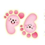 야광발바닥스티커 줄서기 방향안내 통행로가이드 통통하늘 F-173