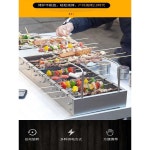 자동 회전 양꼬치기계 캠핑 구이 꼬치 닭꼬치 바비큐 업소용 그릴 바베큐 01번 옵션