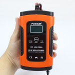 FOXSUR 12V 차량용 스마트 배터리 충전기 방전 220V