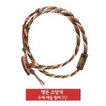 오방색 수제 팔찌 2단 12지신 띠별 매듭 행운