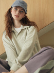 니어앤디어 Terry open collar sweatshirt ot